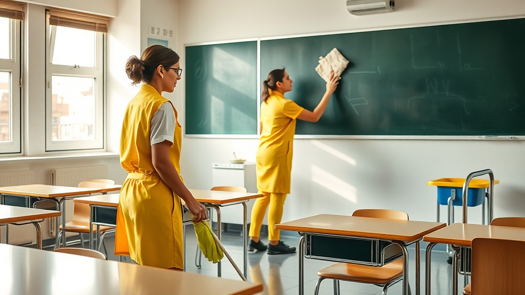 ניקיון בתי ספר וגני ילדים בראשון לציון - שירותי ניקיון מקצועיים למוסדות חינוך