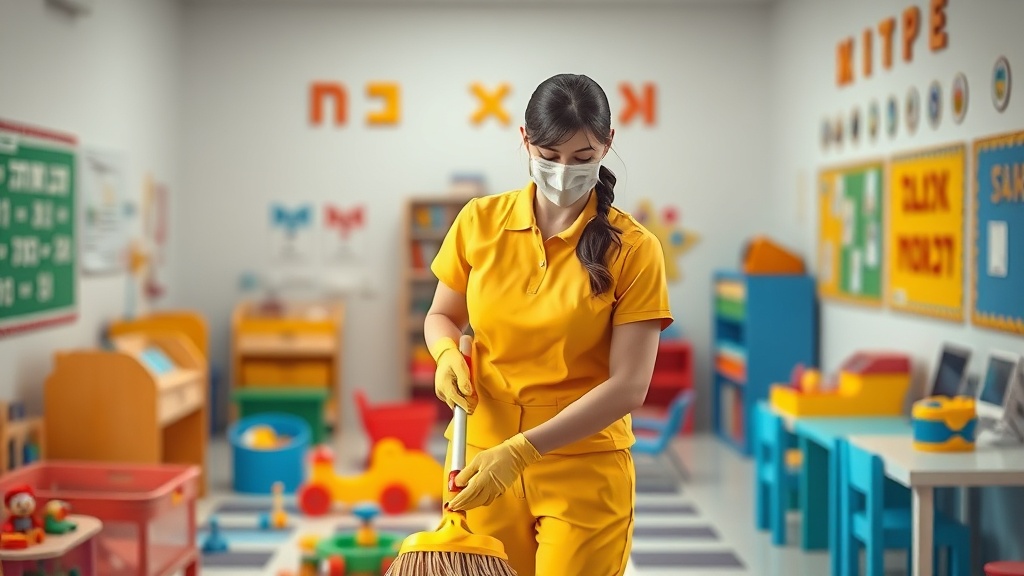 ניקיון גני ילדים בחולון - סטנדרטים ופתרונות מקצועיים